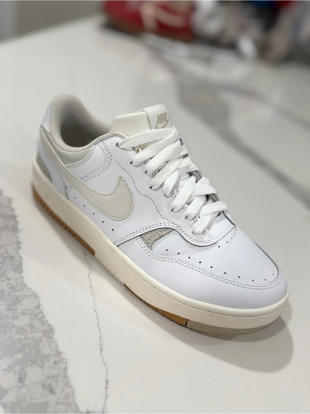 Nike Gamma Force men’s  Shoes Sz 8.5 White Phantom Light Bone Casual Sneakers